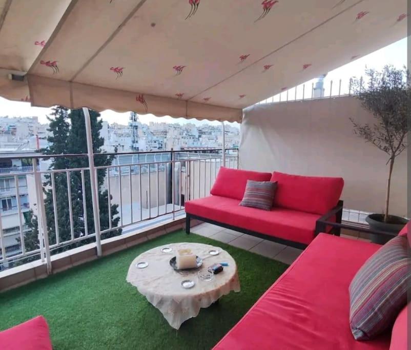 7Th Floor Spacious Veranda In The Heart Of Афіни Екстер'єр фото